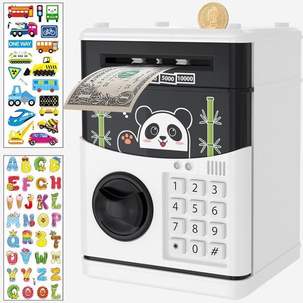 JUNEU Piggy Bank for Kids, 3 4 5 6 7 8 Year Old
