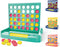 4 in a Row Game - Includes 6 Spare Discs, Classic Board Game for Boys, Family Fun for Ages 3 to 12 Years Old