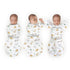 Set, 0-3 6-Way Amazing Baby Gift On Safari and Sterling, Mo Omni Swaddle Sack for Newborn, Swaddle with Arms Up