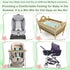 2 Summer Pinkunn Pcs Gel Car Seat Cooling Pad for Baby Breathable Ice Cushion Multifunctional Ice Stroller Cooler Mat