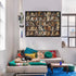 Cat Puzzles for Adults 1000 Pieces, Vintage Animal Collage Jigsaw Puzzle with 40 Coffee Book Cats