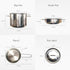 Set 11 Teamson Kids - Little Chef Frankfurt Kitchen Pretend Play Stainless Steel Cooking Utensils Accessories Toys