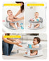 GrowthFun 6 3 Baby Bath Seat for Babies Months & Up, Bath Seats for Babies Sitting Up, Baby Bath Toys, Open Design