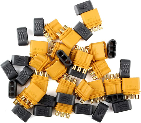 SoloGood 10 Pairs Amass MR30 Male Female Connector Plug for RC Multicopter Airplane