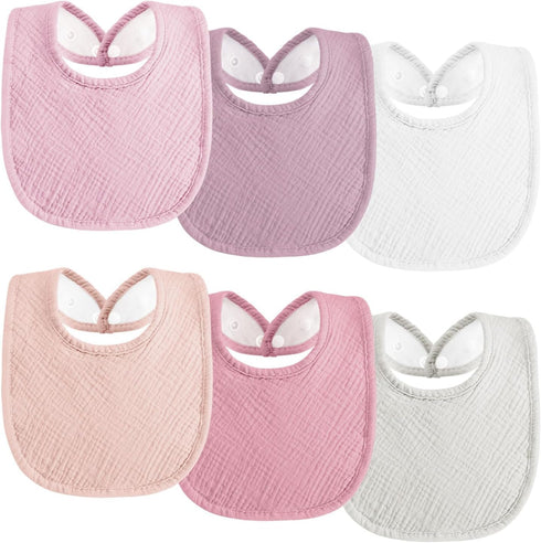 Kewlife gift Muslin Baby Bibs Cotton Baby Drool Bandana Bibs for Baby Girls Boys
