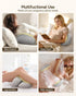 cozyyeah Pregnancy Wedge Pillow for Sleeping, Adjustable Maternity Pillow for Side Sleepers, Supports Back, Belly