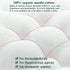 100% 47x47 TATA AMG Organic Muslin Cotton Baby Swaddle Blanket Soft & Breathable Receiving Blanket for Newborns, Girls