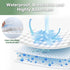 100% (1pc, 19.5" 27.5" haakaa Waterproof Changing Pad Liners, Cotton, Soft & Breathable x Vintage Garden)