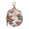 YETTASBIN Chinese Dragon Portable Pacifier Holder Case with Metal Hook Buckle & Zipper
