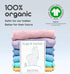 100% Hugs & Llamas | Organic Cotton Muslin Fitted Crib Sheet | Premium Baby Crib Sheets for Boys & Girls | Organic Crib