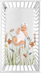 Sweet Jojo Designs Fitted Baby Crib Sheets (Multicolor Boho Floral) for Girls,