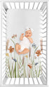 Sweet Jojo Designs Fitted Baby Crib Sheets (Multicolor Boho Floral) for Girls,