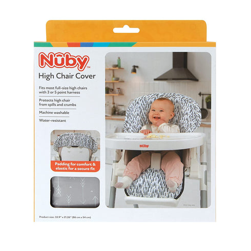 Water-Resistant High Chair Cover for Babies - Nuby Arrow Print