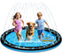 BoucyBudy 67" Splash Pad for Kids and Dogs, Non-Slip Sprinkler Play Mat, Outdoor