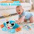12-18 50 Tummy 1-3 Golray Baby Crawling Toys Months, Musical Dancing Walking Moving Crab with Pure Cotton & Songs, Time