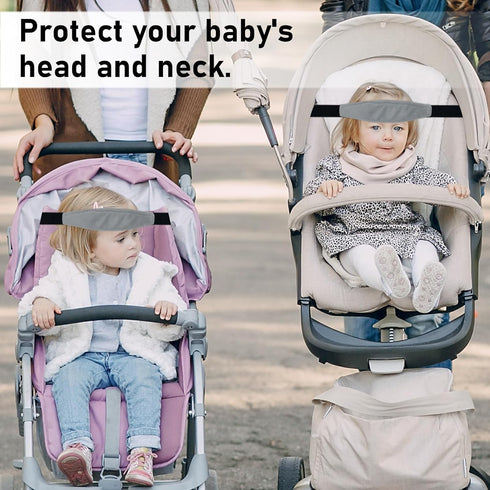3 Pieces Baby Car Seat Head Support - Head Band Strap Headrest, Sleep Sling Sleep Locator for Infants and Toddlers Cute