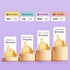 YOUKEBEI 0Months+, 4 Counts (Pack 1 Silicone Bottle Nipple, Anti Colic Nipples for Baby, Natural Flow Baby Bottle