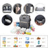 Diaper Bag with Changing Station, 7 in 1 Travel Diaper Bag Backpack, Mommy Bag with USB Charging Port (Grey)