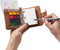 Fuumuui Watercolor Sketchbook Set Refillable 12-Color Travel Paints Kit & 100% Cotton