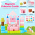 Magnetic Blocks Building Toys - Princess Castle Collection, Birthday Gifts for Kids 3-8, Montessori STEM Outdoor Toys
