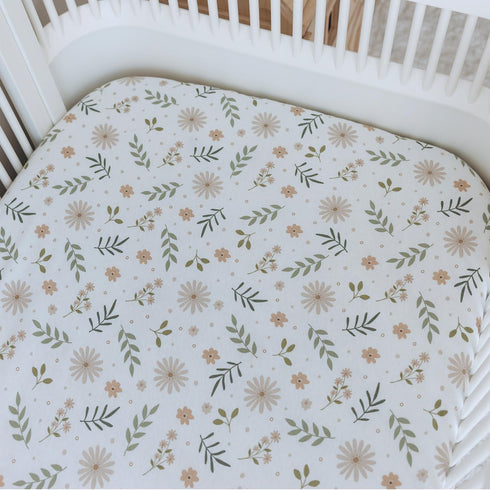 100% Cotton Jersey Knitted Muslin Crib Sheets for Boys and Girls, Soft Breathable, Machine Washable, 28"x52"x9"
