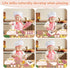 11Pcs Sets,Cooking Set 1-3,Pink TYRY.HU BPA Free Kids Play Kitchen Accessories Toy, Silicone Pretend Play Food Toys