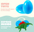 8 JOYIN Pcs Easter Prefilled Eggs Filled with Deformable Transforming Dinosaur with Movable Joints for Easter Basket