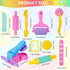 Set 22 Set 3-8 Dough Tools for Kids PCS Macaron Color Dough Play Tools with Animal Cutters, Dough Tool for Ages (Random