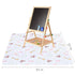 51" CLCROBD Baby Splat Floor Mat for Under High Chair/Arts/Crafts, Waterproof Anti-Slip Food Splash Spill Protector