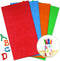 Foam Letter Stickers - Self-Adhesive Alphabet Letters 1/2" for Kids Crafts, 256 Pcs Bulk
