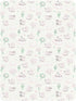 miaozhen 1 Pack 52x28 Cotton Baby Crib Sheets Comfy Breathable Pink and Green Daisy Flower and Bee Toddler Mattresses