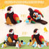 7 Pcs Birds Toys Plush Stuffed Animal Bird Set, Cute Birds, Egg, Nest Toy Gifts for Kids, Creative Play Birthday Favors