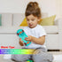 ZHFUYS Light Up Transparent Car Toy for Kids, Sensory Toys for Kid, Toy Car with Colorful Moving Gears, Fun Educational