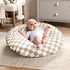 DILIMI Nursing Pillow Cover and Newborn Lounger Cover for Babies, Infant Lounger Cover, Light Brown Checkerboard
