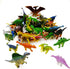 OuMuaMua Dinosaur Toys, Mini Figure Set Including T-rex and Stegosaurus, 78 Pack for Kids