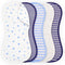 Tom Tom's Kids + Baby Organic Baby Burp Cloths 5 Pack -