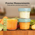 KeaBabies 12pk 4oz Glass Baby Food Containers, Leak-Proof, Microwavable Baby Food Storage Jars (Musk Dusk)