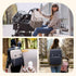mommore Unisex Diaper Bag Backpack, Large Baby Bag with Changing Pad, Insulated Pockets, Stroller Buckles, Durable