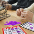 GSE 500 Pieces of 3/4-Inch Plastic Transparent Bingo Chips for Game Night, Classroom, Bingo Hall (Purple)