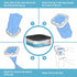 Fununcat 810 Pack 3 Jumbo Square Refills Disposal Bags Refill Compatible with Diaper Genie Classic, Compact and Select