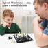 GEACOOL Set 5.1 Set(X-Small) Mini Travel Chess - Inhces Magnetic Portable Folding Chess Board Games for Kids - Small