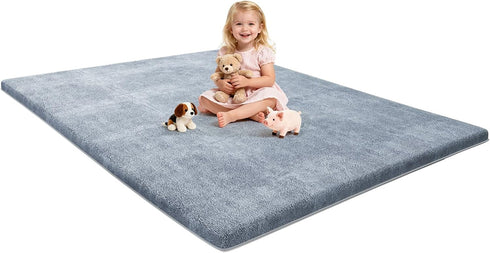 Omzer Baby Play Mat for Floor - Comfortable 1.3'' Thick Playpen Mat
