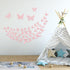 3D 3 4 48Pcs) Pink Butterfly Wall Decor Sizes Styles Butterfly Party Decorations Cake Decorations Removable Stickers