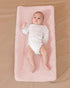32"/34''x16 Cozy Solid Changing Table Pad Cover Cradle Sheet, Fits Contoured Diaper Changing Pad, Ultra Soft Dots Plush