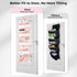 Closet 5-Tier Clastyle Marble Over the Door Organizer Nursery Hanging Storage Organizer for Women Girls Clothes Diaper