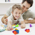 WorWoder 3D Set 7 54 Kids Magnetic Building Blocks Magic Magnetic Puzzle Cubes, of Multi Shapes Magnetic Blocks