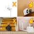 Vmaisi Baby Gate Wall Cup Protector, Pressure Mounted Safety Gates, Damage-Free, Fits Doorway, White