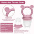 (2 Pack), WAJIAYON Baby Breastmilk Popsicle Molds & Baby Fruit Feeder Infant Food Freezer Tray Storage Containers