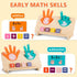 3-4, Counting 3-5 GUEETIC Preschool Learning Toys for Toddlers Educational Math manipulatives Number Blocks for Kids