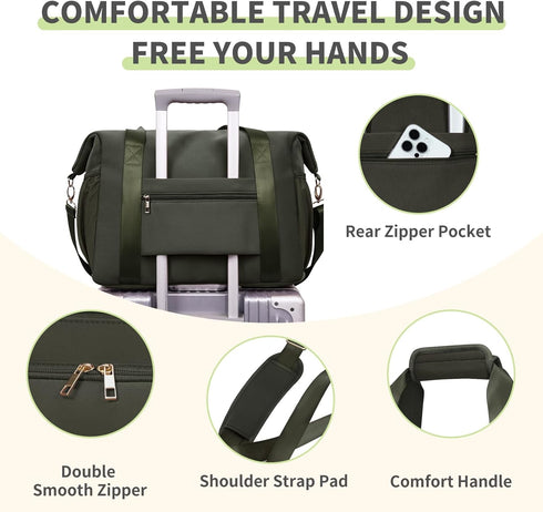 CEI-CEI Neoprene Diaper Bag Tote Large Maternity Hospital Bag for Labor and Delivery Waterproof Travel Baby Tote